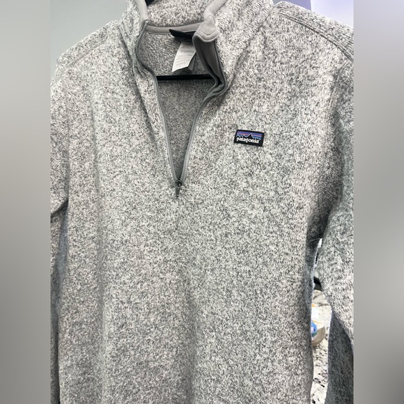 Patagonia Women's Zip-Up Sweater in Light Gray - Picture 2 of 9